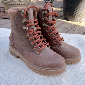 Sorel Lennox Waterproof Lace-Up Boots